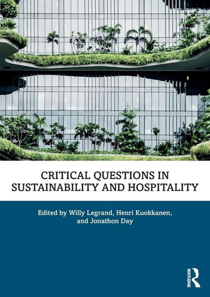 Produktbild: Critical Questions in Sustainability and Hospitality