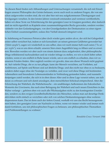 Produktbild: Abhandlungen zur Philosophie und Historiographie