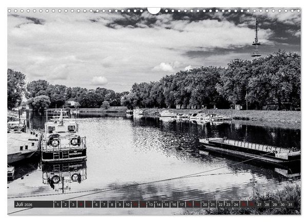 Produktbild: Ein Blick auf Nienburg an der Weser (Wandkalender 2026 DIN A3 quer), CALVENDO Monatskalender