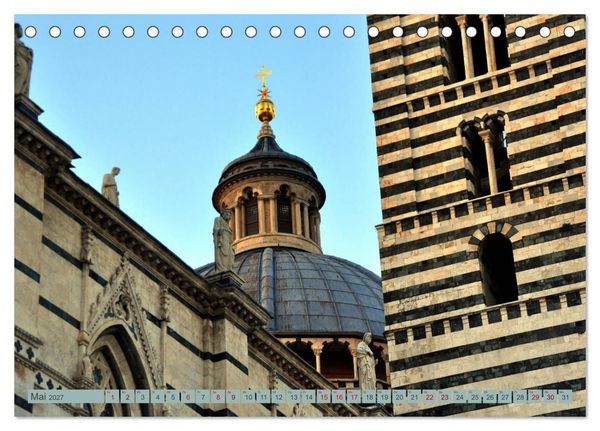 Produktbild: Siena - Stadt des legend&auml;ren Palio (Tischkalender 2027 DIN A5 quer), CALVENDO Monatskalender