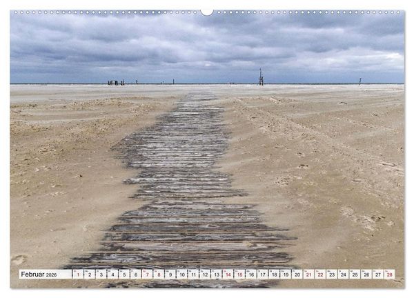 Produktbild: Inselbilder Amrum (hochwertiger Premium Wandkalender 2026 DIN A2 quer), Kunstdruck in Hochglanz
