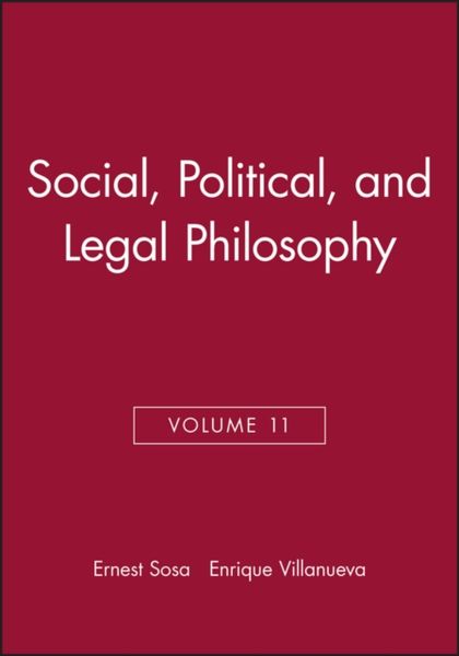 Produktbild: Social, Political, and Legal Philosophy, Volume 11