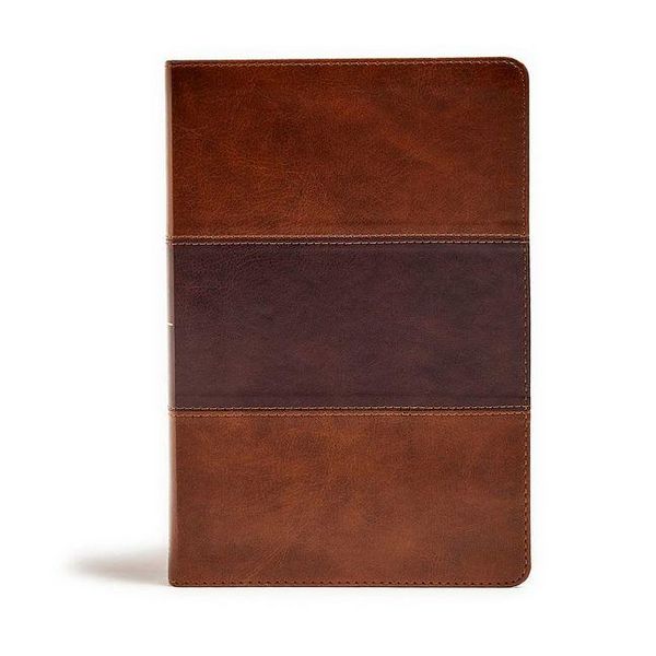 Produktbild: KJV Giant Print Reference Bible, Saddle Brown Leathertouch