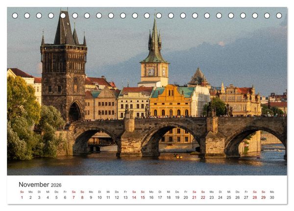 Produktbild: Br&uuml;cken - Die sch&ouml;nsten Br&uuml;cken der Welt. (Tischkalender 2026 DIN A5 quer), CALVENDO Monatskalender