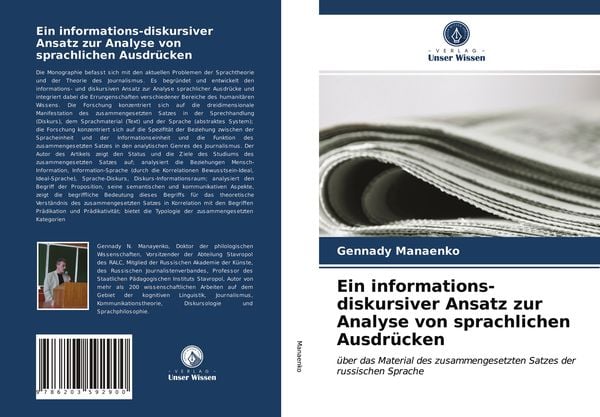 Produktbild: Ein informations-diskursiver Ansatz zur Analyse von sprachlichen Ausdr&uuml;cken