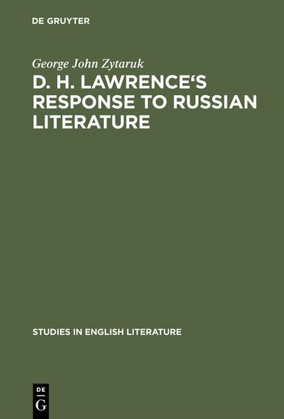 Produktbild: D. H. Lawrence's response to Russian literature