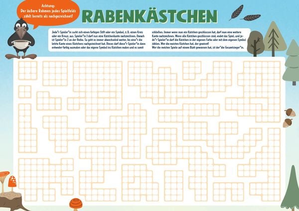 Produktbild: Der XXL-Spiel- und Spa&szlig;block mit 50 Vorlagen &ndash; Rabentastisch!