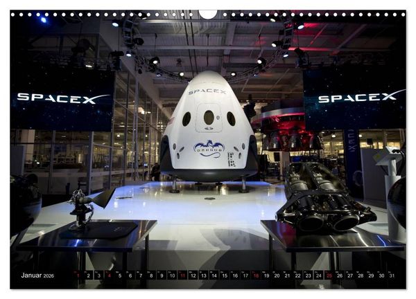 Produktbild: Space Shuttle. Impressionen aus der Raumfahrt (Wandkalender 2026 DIN A3 quer), CALVENDO Monatskalender