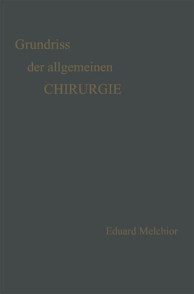 Produktbild: Grundriss der Allgemeinen Chirurgie