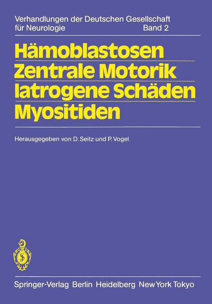 Produktbild: H&auml;moblastosen Zentrale Motorik Iatrogene Sch&auml;den Myositiden