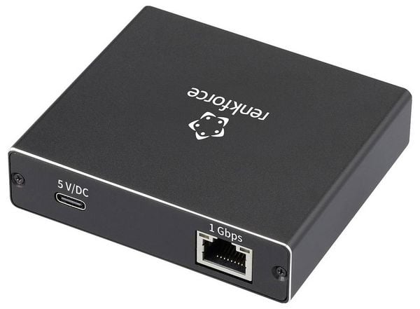 Produktbild: Renkforce RF-NS-200 Splitter RJ45, USB-C&reg; 4 Port 1 GBit/s