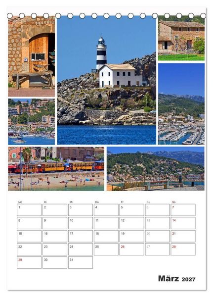 Produktbild: Hola Mallorca (Tischkalender 2027 DIN A5 hoch), CALVENDO Monatskalender