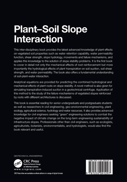 Produktbild: Plant-Soil Slope Interaction