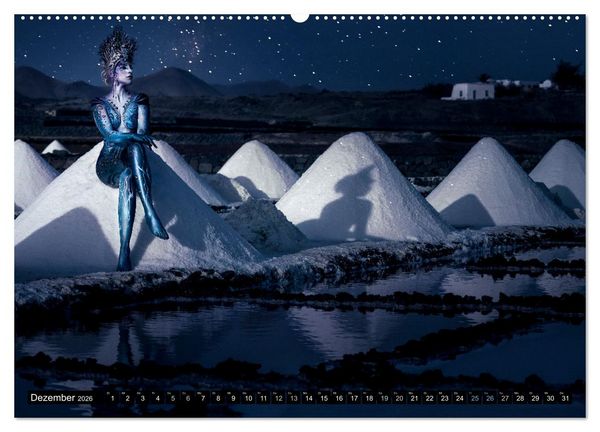Produktbild: Naturwesen - Bodypainting K&ouml;rperlandschaften (hochwertiger Premium Wandkalender 2026 DIN A2 quer), Kunstdruck in Hochglanz