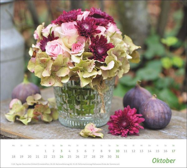 Produktbild: times&more Blumen Bildkalender 2027