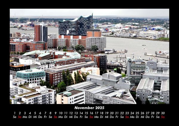Produktbild: Hamburg 2025 Fotokalender DIN A3