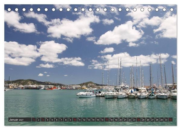 Produktbild: Ibiza - Balearen (Tischkalender 2027 DIN A5 quer), CALVENDO Monatskalender
