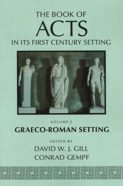 Produktbild: The Book of Acts in Its Graeco-Roman Setting