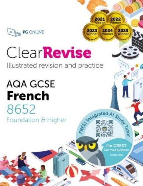 Produktbild: ClearRevise AQA GCSE French 8652