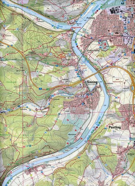 Produktbild: ATK25-J13 Regensburg-S&uuml;d (Amtliche Topographische Karte 1:25000)