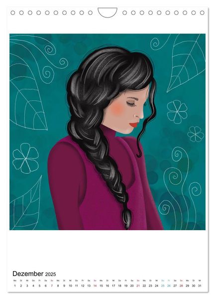 POWER OF FEMINITY - Kraft der Weiblichkeit (Wandkalender 2025 DIN A4 hoch), CALVENDO Monatskalender