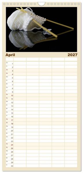 Produktbild: Familienplaner 2027 - Der K&uuml;chenkalender mit 5 Spalten (Wandkalender, 21 x 45 cm) CALVENDO