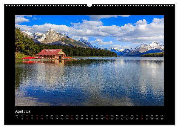 Produktbild: KANADA - Rocky Mountains (hochwertiger Premium Wandkalender 2026 DIN A2 quer), Kunstdruck in Hochglanz