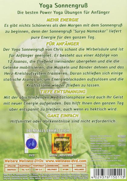Produktbild: Yoga Sonnengru&szlig; - Die besten Power Yoga &Uuml;bungen f&uuml;r Anf&auml;nger