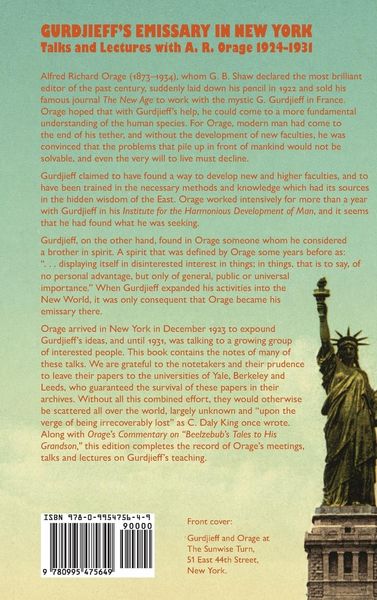 Produktbild: Gurdjieff's Emissary in New York