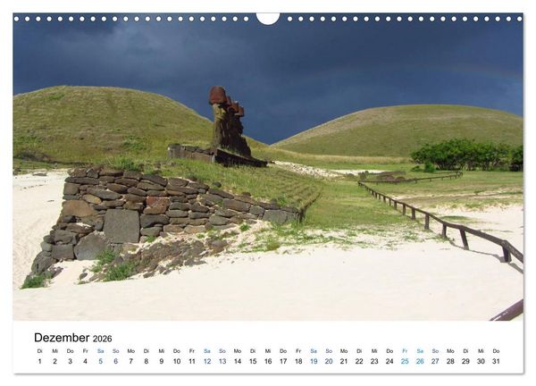 Produktbild: Die Osterinsel - mystisches Inselparadies im S&uuml;dostpazifik (Wandkalender 2026 DIN A3 quer), CALVENDO Monatskalender