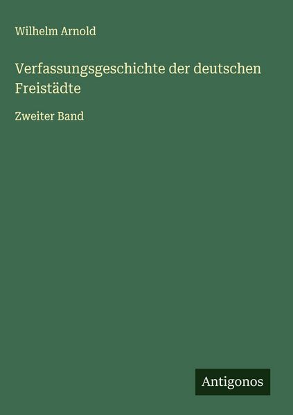 Produktbild: Verfassungsgeschichte der deutschen Freist&auml;dte