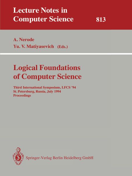 Produktbild: Logical Foundations of Computer Science
