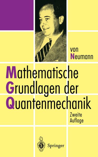 Produktbild: Mathematische Grundlagen der Quantenmechanik