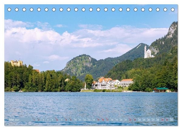 Produktbild: Facetten des Allg&auml;us. Landschaften und Orte zum Verlieben (Tischkalender 2027 DIN A5 quer), CALVENDO Monatskalender