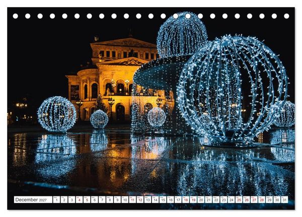Produktbild: Frankfurt most beautiful places (Desk Calendar 2027 DIN A5 landscape), CALVENDO 12 Month DeskCalendar