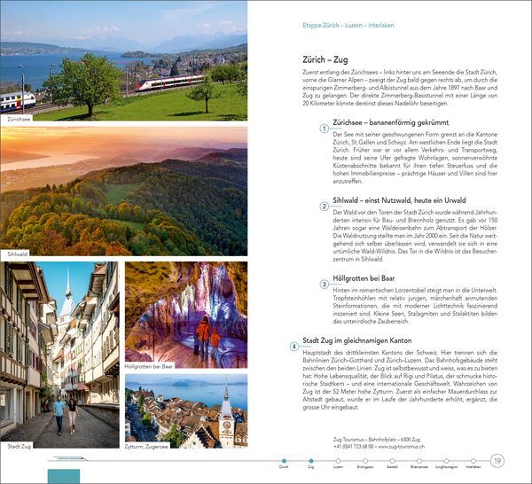 Produktbild: Hallwag Reisef&uuml;hrer Grand Train Tour of Switzerland, deutsche Ausgabe