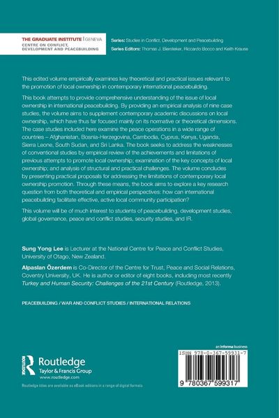 Produktbild: Local Ownership in International Peacebuilding