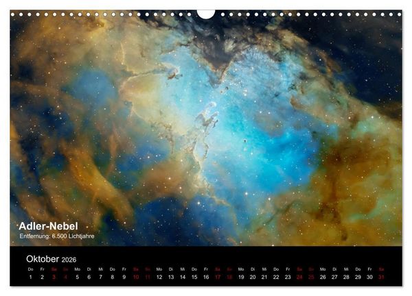 Produktbild: Juwelen des Nachthimmels (Wandkalender 2026 DIN A3 quer), CALVENDO Monatskalender