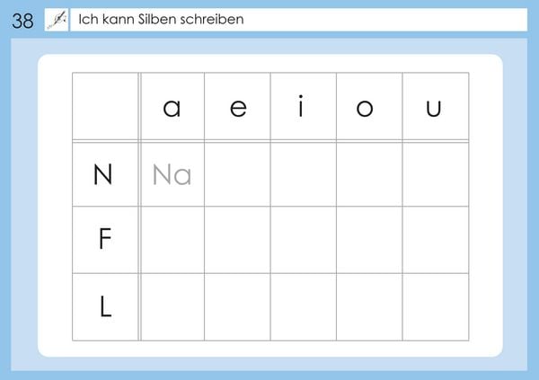 Produktbild: Mein Silbenheft