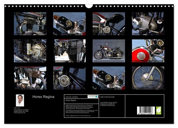 Produktbild: Horex Regina (Wandkalender 2026 DIN A3 quer), CALVENDO Monatskalender