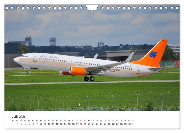 Produktbild: Ein Jahr am Flughafen Stuttgart (Wandkalender 2026 DIN A4 quer), CALVENDO Monatskalender