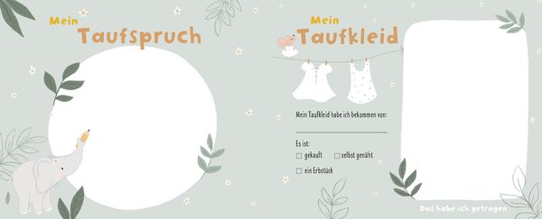 Produktbild: Meine Taufe &ndash; rosa