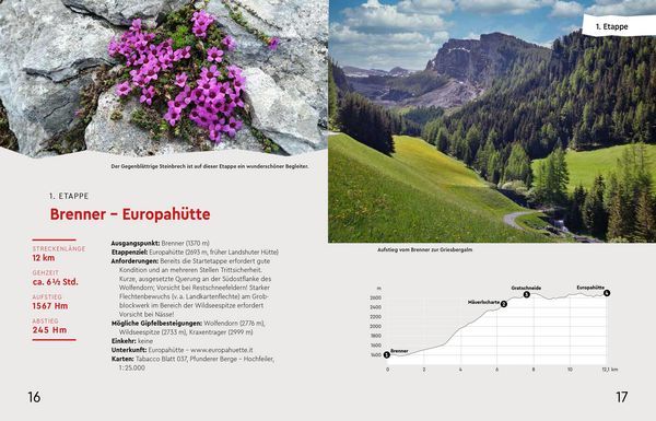 Produktbild: S&uuml;dtirol-Umrundung OST - Der neue Weitwanderweg entlang der Landesgrenze