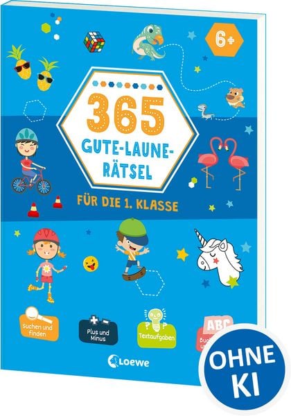 Produktbild: 365 Gute-Laune-R&auml;tsel f&uuml;r die 1. Klasse