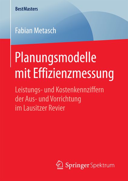 Produktbild: Planungsmodelle mit Effizienzmessung