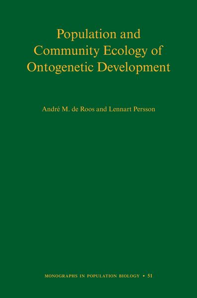 Produktbild: Population and Community Ecology of Ontogenetic Development