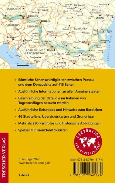 Produktbild: TRESCHER Reisef&uuml;hrer Kreuzfahrten Donau