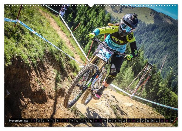 Produktbild: Women Downhill Racing (hochwertiger Premium Wandkalender 2026 DIN A2 quer), Kunstdruck in Hochglanz