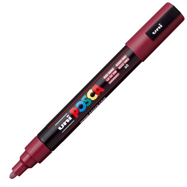 Produktbild: uni POSCA Acrylmarker PC-5M 1,8-2,5mm weinrot