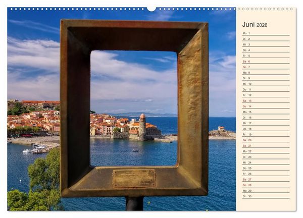 Produktbild: Collioure - Perle der Cote Vermeille (Wandkalender 2026 DIN A2 quer), CALVENDO Monatskalender